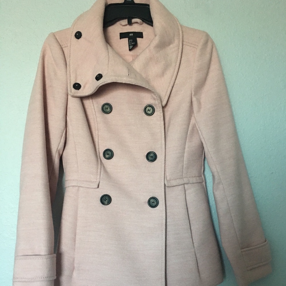 H&M | Pink Peacoat
